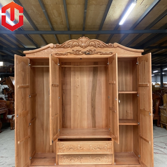 TỦ ÁO NỮ HOÀNG SỒI ZIN 4 CÁNH  2M
