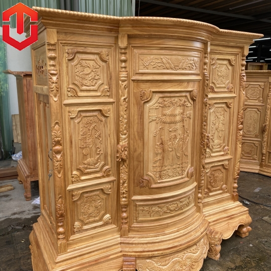 TỦ THỜ BỤNG PHỆ GÕ ĐỎ 1M6