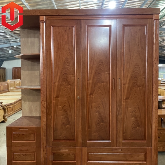 TỦ ÁO HƯƠNG ĐÁ 3 CÁNH + ĐỢT 