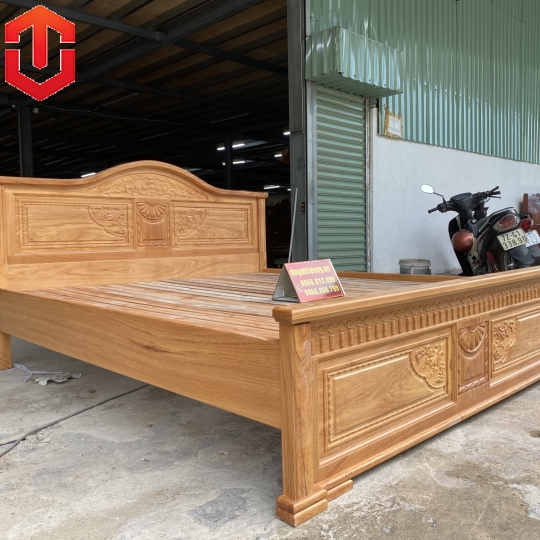 GIƯỜNG GÕ HỘP 1M8 