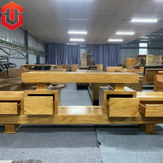 KỆ HỘP GIẢ KHỐI GÕ ĐỎ 2M2