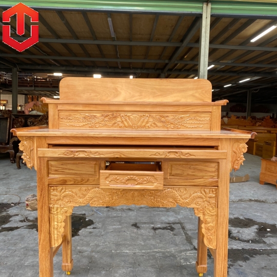 BÀN CÚNG GÕ 2 TẦNG 1M27