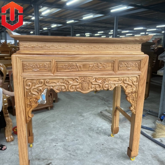 BÀN CÚNG NHƯ Ý GÕ ĐỎ 1M27