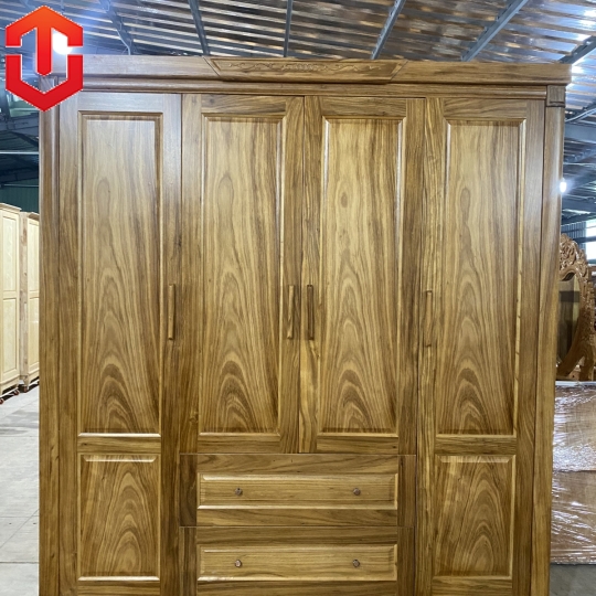 TỦ ÁO HƯƠNG XÁM 4 CÁNH