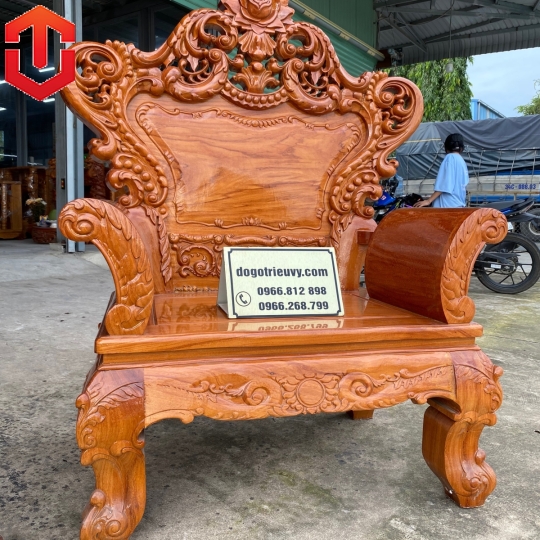 SALON HOÀNG GIA GÕ ĐỎ C14 6 MÓN