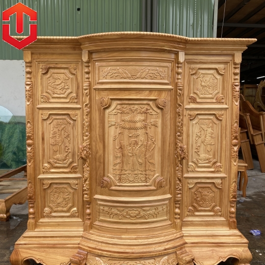 TỦ THỜ BỤNG PHỆ GÕ ĐỎ 1M6