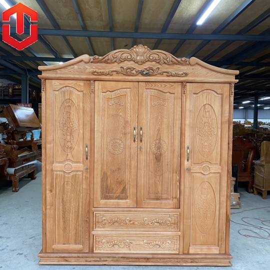 TỦ ÁO NỮ HOÀNG SỒI ZIN 4 CÁNH  2M