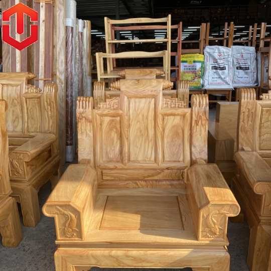 SALON ÂU Á CUỐN THƯ GÕ ĐỎ 6 MÓN 
