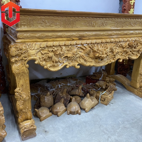 SẬP THỜ RỒNG GÕ ĐỎ C16