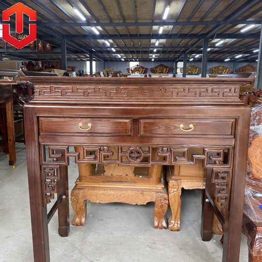 BÀN CÚNG SỒI 1M27 MÀU ÓC CHÓ 
