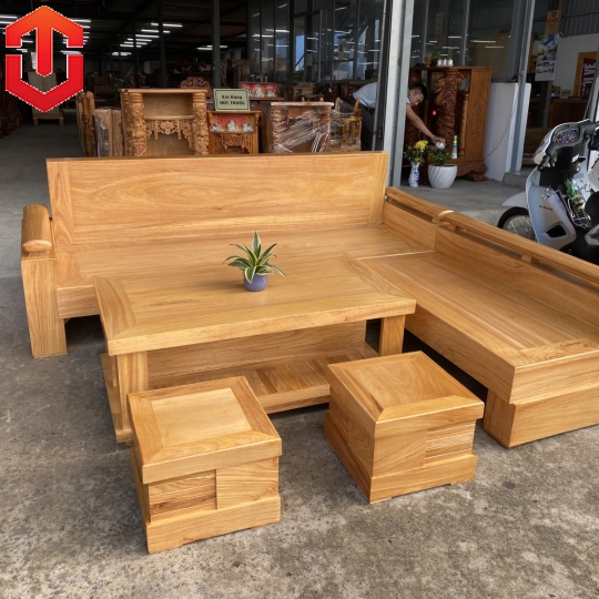 SOFA GÓC TRỨNG GÕ ĐỎ 