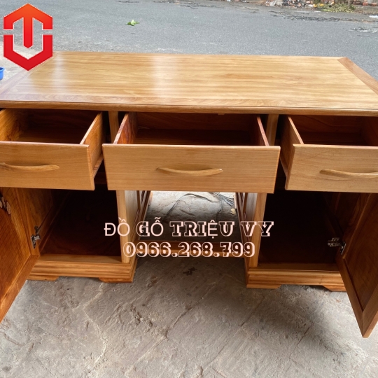 BÀN LÀM VIỆC GÕ ĐỎ 1M6 CAO CẤP