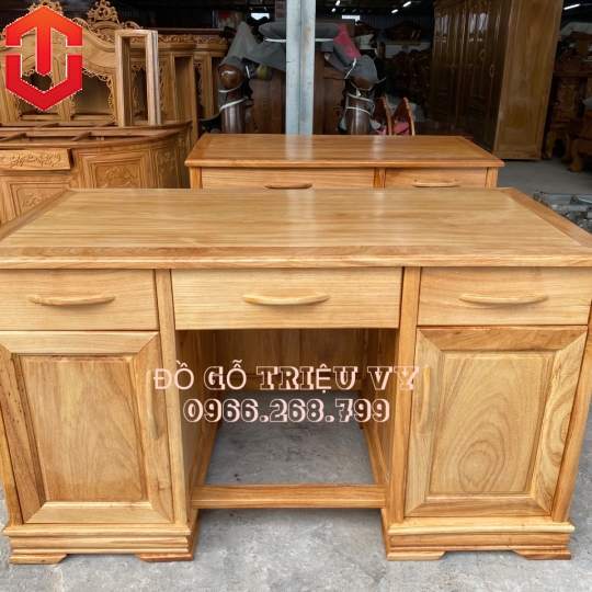 BÀN LÀM VIỆC GÕ ĐỎ 1M6 CAO CẤP