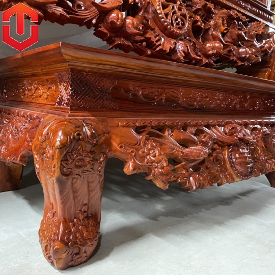 BỘ SẬP THỜ MAI ĐIỂU HƯƠNG ĐỎ CHÂN 24 