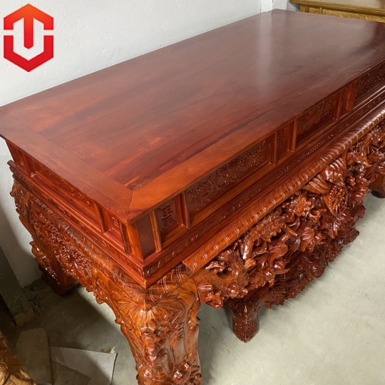 BỘ SẬP THỜ MAI ĐIỂU HƯƠNG ĐỎ CHÂN 24 