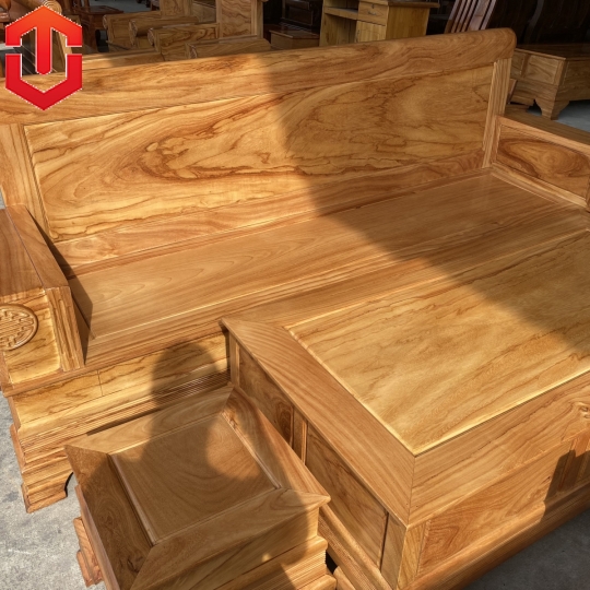 SALON PHÁO ĐỐI GÕ ĐỎ - CAO CẤP