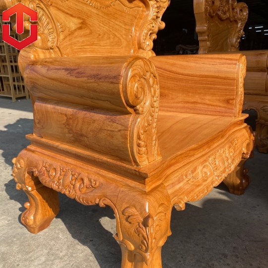SALON HOÀNG GIA GÕ ĐỎ 6 MÓN - CAO CẤP
