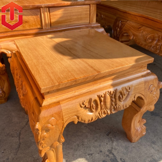 SALON HOÀNG GIA GÕ ĐỎ 6 MÓN - CAO CẤP