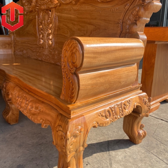 SALON HOÀNG GIA GÕ ĐỎ 6 MÓN - CAO CẤP