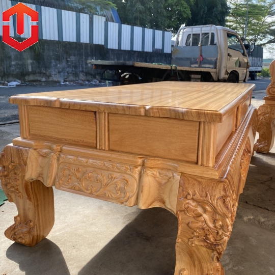 SALON ĐÀO GÕ ĐỎ CỘT 14 6 MÓN - CAO CẤP