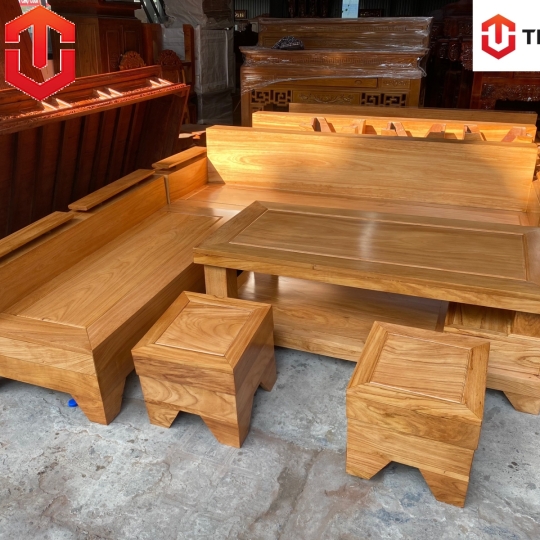 SOFA GÓC HỘP GÕ ĐỎ 