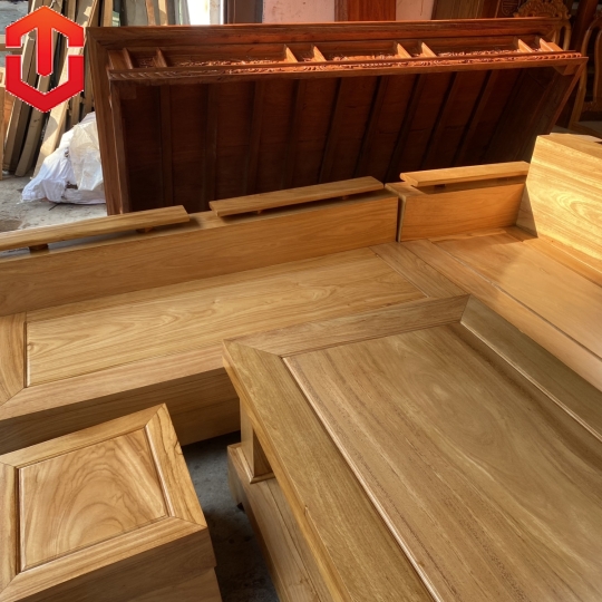 SOFA GÓC HỘP GÕ ĐỎ 