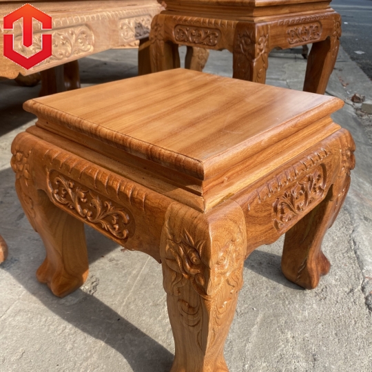 SALON RỒNG KHUỲNH GÕ ĐỎ C12 - CAO CẤP