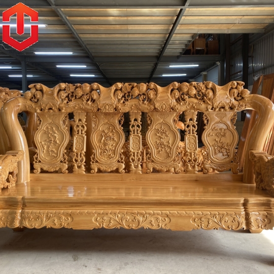 SALON ĐÀO TAY NGHÊ GÕ ĐỎ CỘT 16 10 MÓN CAO CẤP