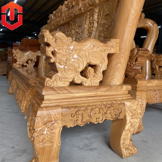 SALON ĐÀO TAY NGHÊ GÕ ĐỎ CỘT 16 10 MÓN CAO CẤP