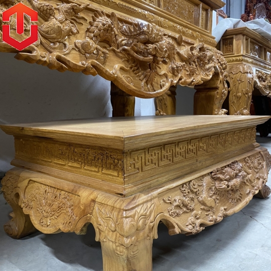 SẬP THỜ RỒNG GÕ ĐỎ CHÂN 18