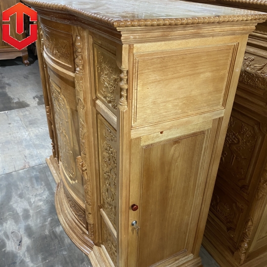 TỦ THỜ CĂM FA 1M47 CHẠM TAM ĐA
