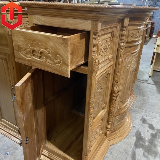 TỦ THỜ BỤNG PHỆ GÕ ĐỎ 1M6