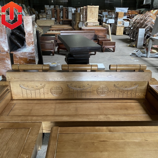 SOFA GÓC XÍCH SỒI LAU MÀU ÓC CHÓ