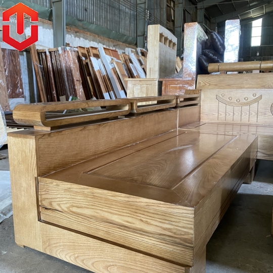 SOFA GÓC XÍCH SỒI LAU MÀU ÓC CHÓ
