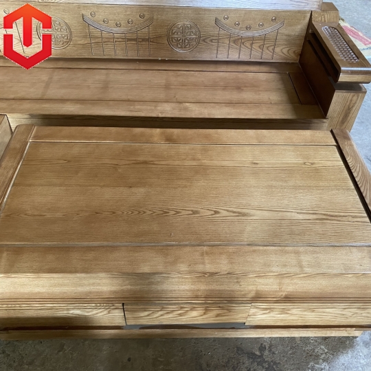 SOFA GÓC XÍCH SỒI LAU MÀU ÓC CHÓ