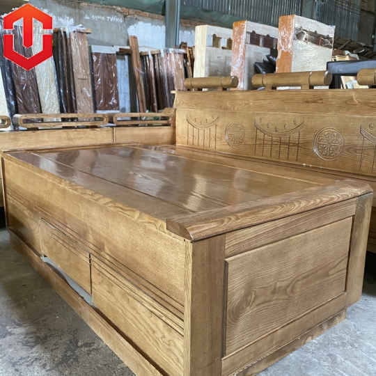 SOFA GÓC XÍCH SỒI LAU MÀU ÓC CHÓ