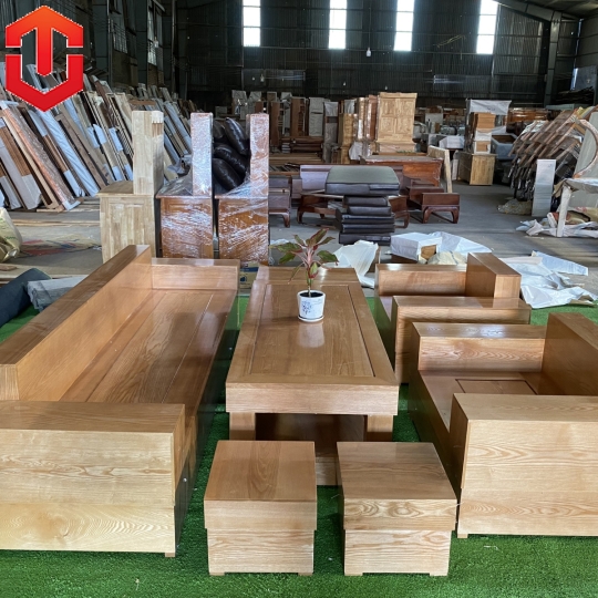 SOFA ĐỐI HỘP SỒI LAU MÀU HƯƠNG VÀNG 