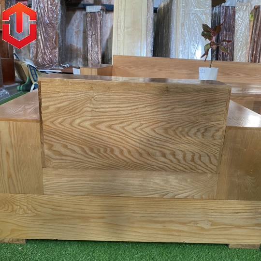 SOFA ĐỐI HỘP SỒI LAU MÀU HƯƠNG VÀNG 