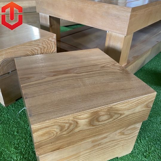 SOFA ĐỐI HỘP SỒI LAU MÀU HƯƠNG VÀNG 