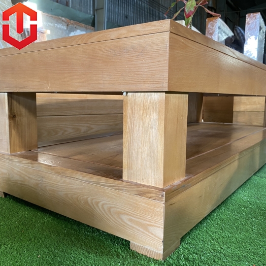 SOFA ĐỐI HỘP SỒI LAU MÀU HƯƠNG VÀNG 
