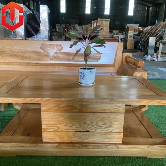 SOFA GÓC KIM CƯƠNG SỒI LAU MÀU HƯƠNG VÀNG 