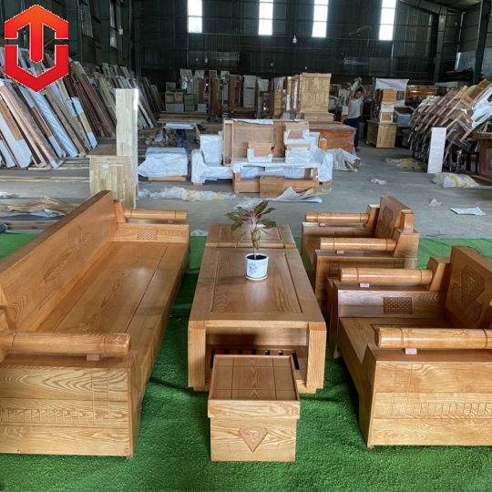 SOFA ĐỐI KIM CƯƠNG SỒI LAU MÀU HƯƠNG VÀNG 