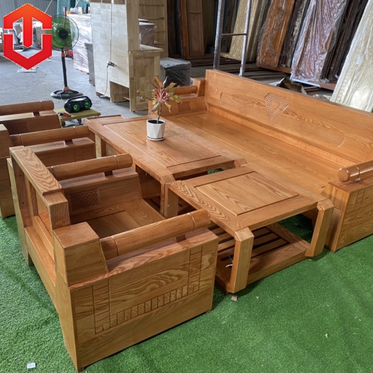 SOFA ĐỐI KIM CƯƠNG SỒI LAU MÀU HƯƠNG VÀNG 