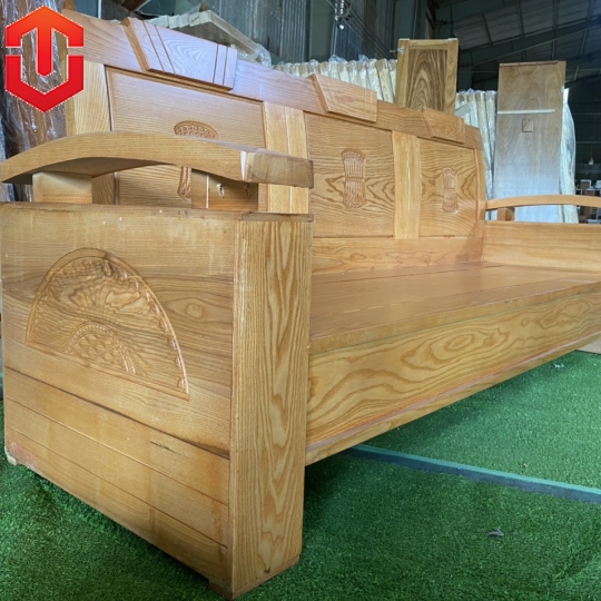 SALON THÙNG QUẠT ĐỐI SỒI LAU MÀU HƯƠNG VÀNG 