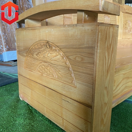 SALON THÙNG QUẠT ĐỐI SỒI LAU MÀU HƯƠNG VÀNG 