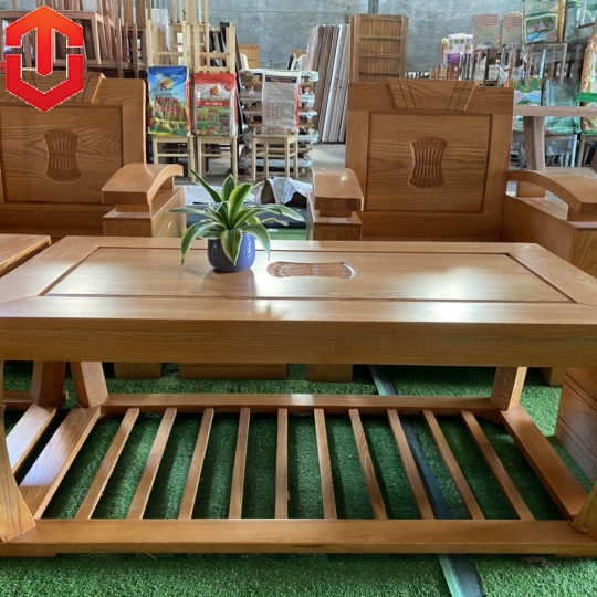 SALON THÙNG QUẠT ĐỐI SỒI LAU MÀU HƯƠNG VÀNG 