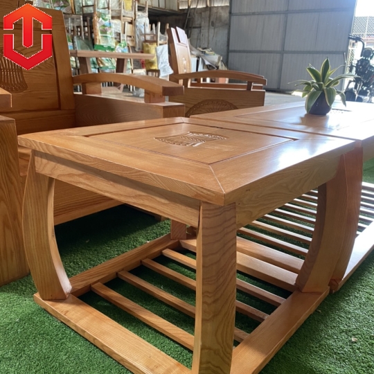 SALON THÙNG QUẠT ĐỐI SỒI LAU MÀU HƯƠNG VÀNG 