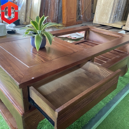 SOFA 1 VĂNG GỖ SỒI LAU MÀU ÓC CHÓ - VẾ PHẢI