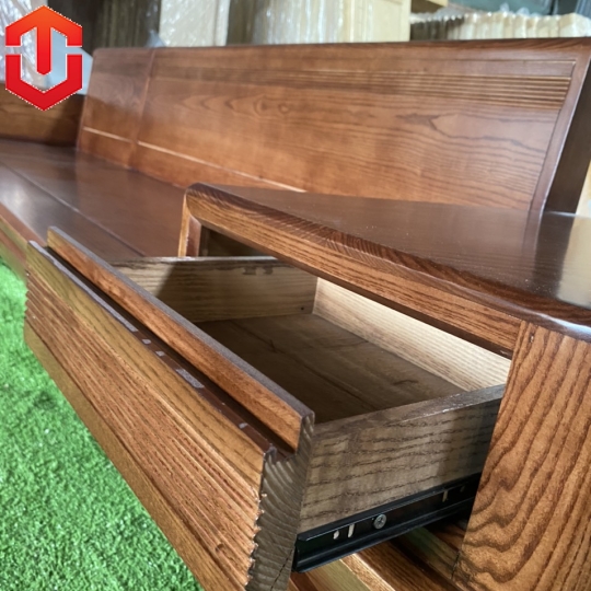 SOFA GÓC CHÂN THUYỀN SỒI LAU MÀU ÓC CHÓ VẾ TRÁI