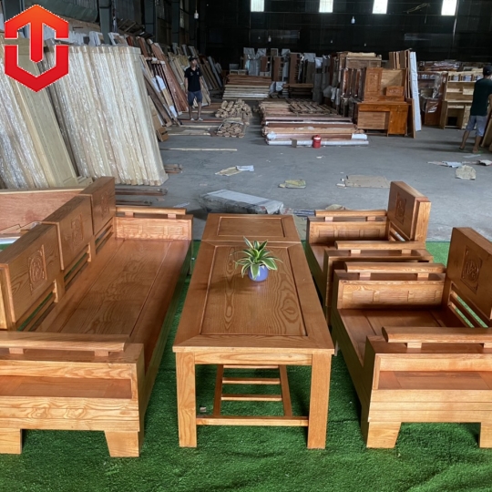 SOFA ĐỐI TRỨNG SỒI LAU MÀU HƯƠNG VÀNG
